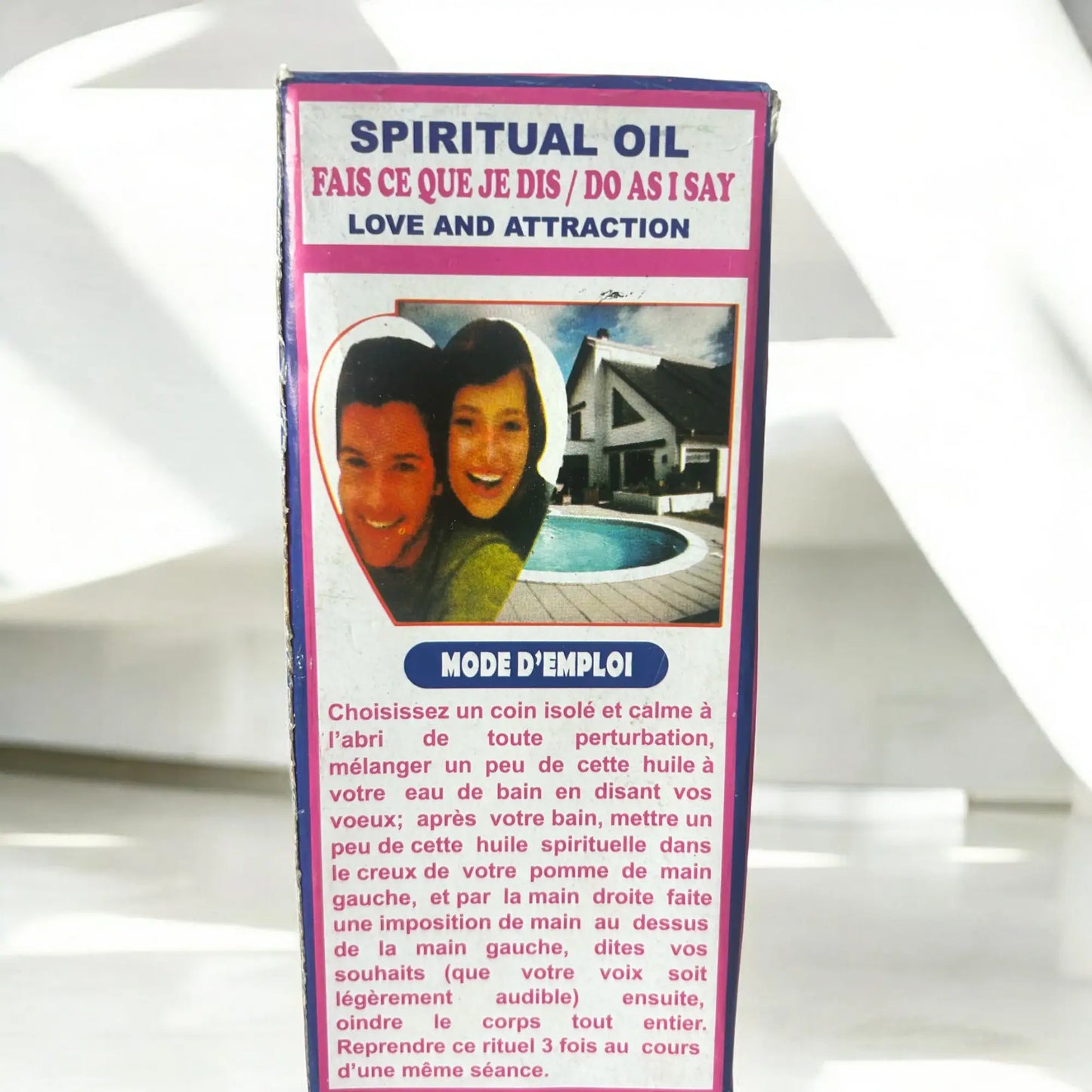 Huile Spirituelle d'Amour et d'Attirance Fais ce que je dis/ Do as I say