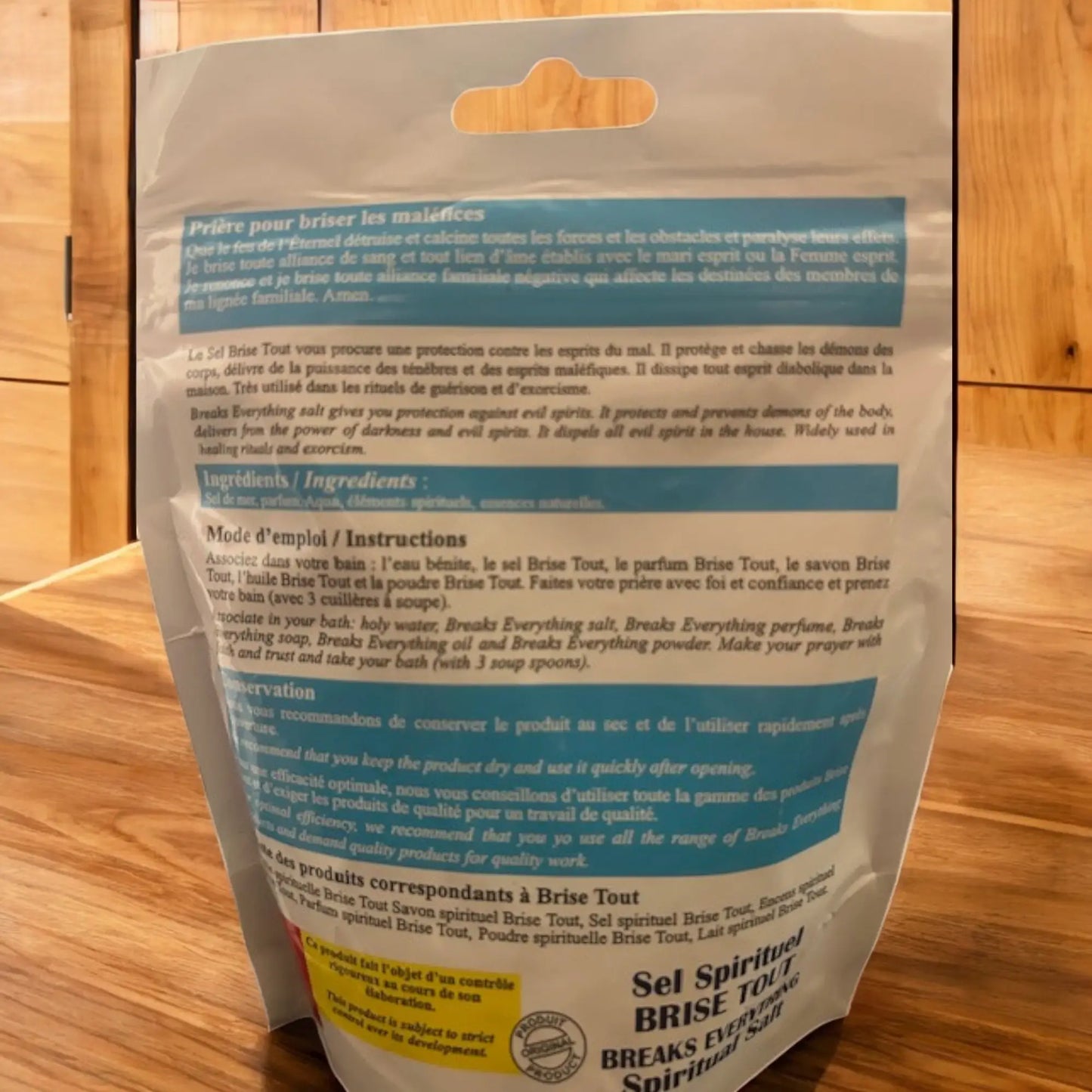 Sel Spirituel BRISE TOUT