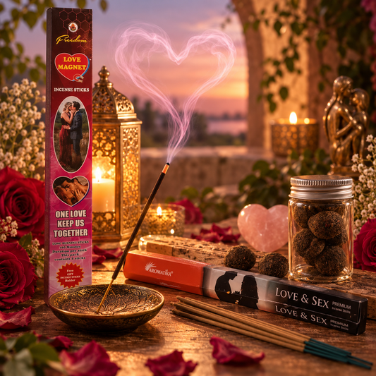 article qui comparent les différents encens pour attirer l'amour