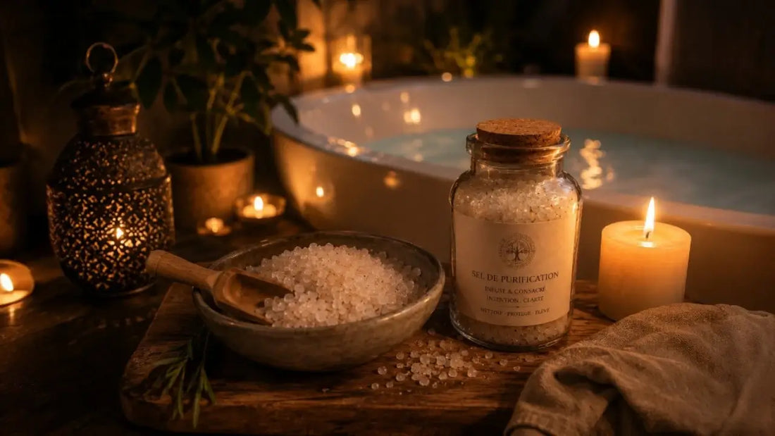Bain de sel spirituel : rituel, étapes et bienfaits