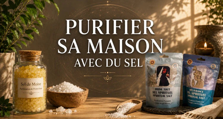 Collection de sels pour purifier sa maison