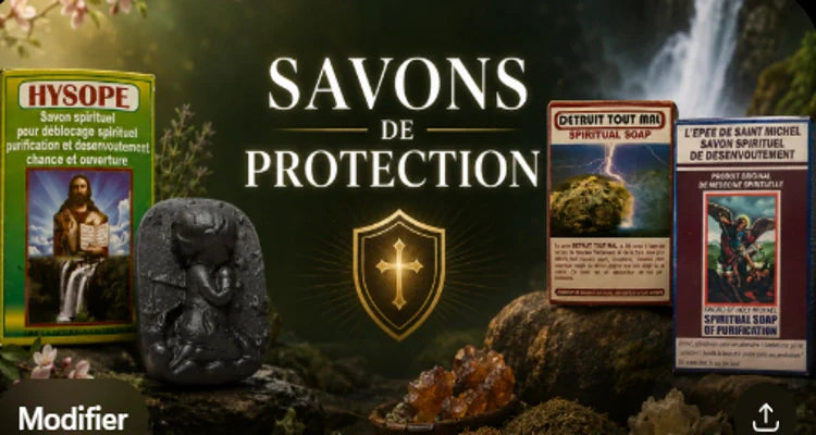 Collection de savons de protection spirituelle
