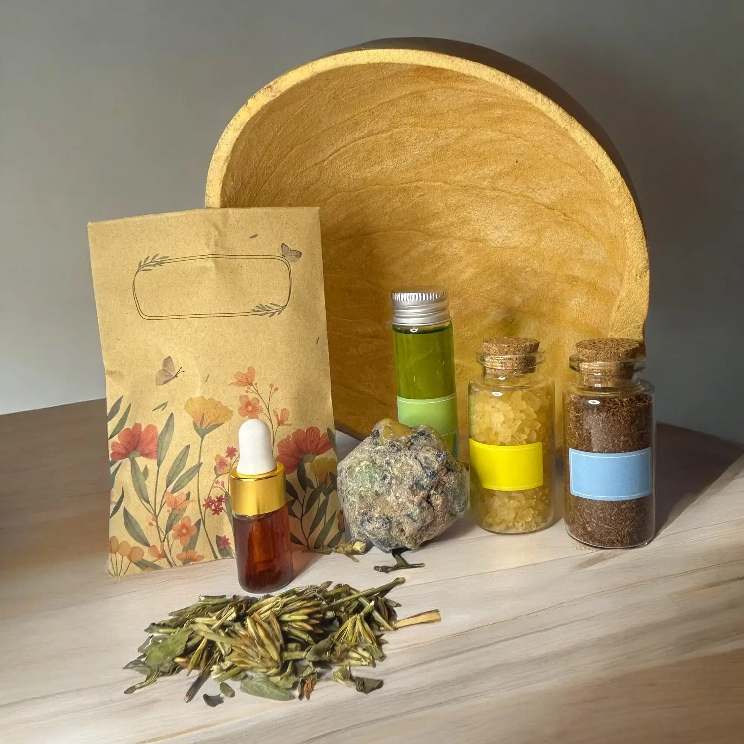 Le contenu du coffret rituel de purification spirituelle