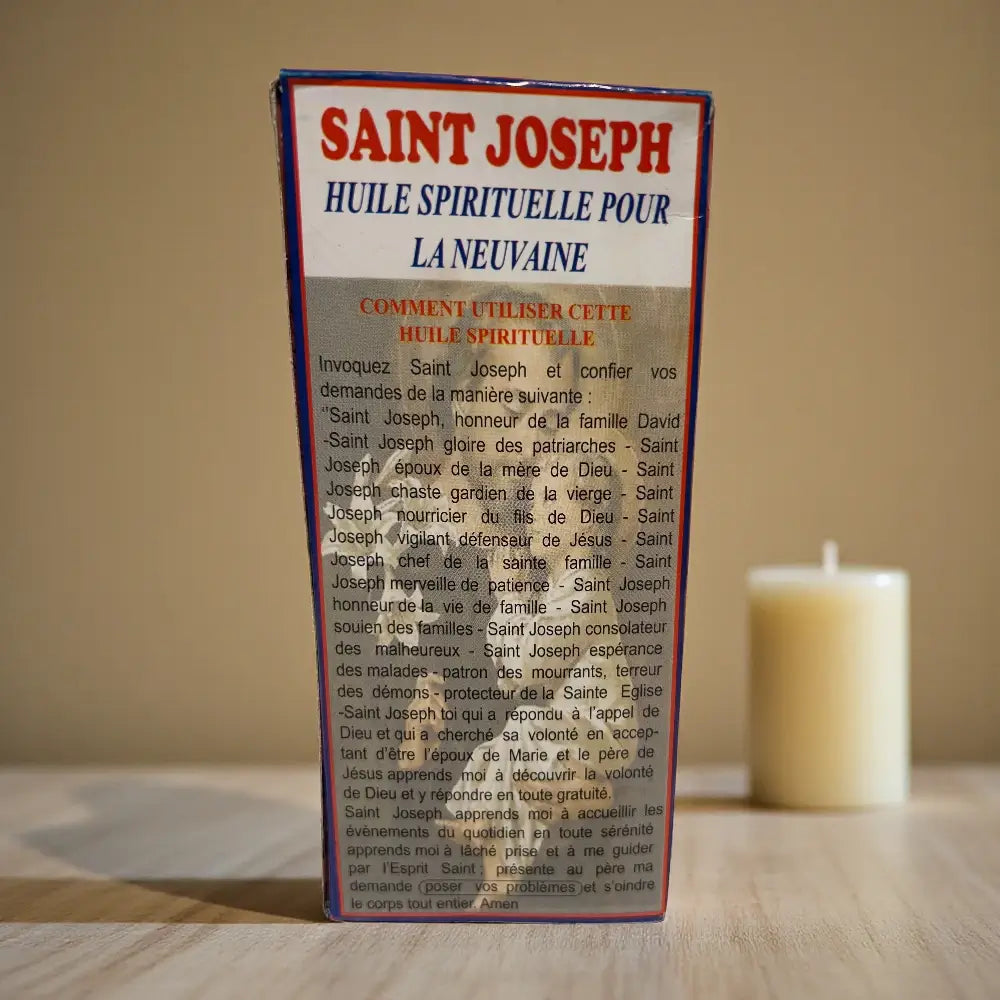 Huile Spirituelle Saint Joseph – Neuvaine