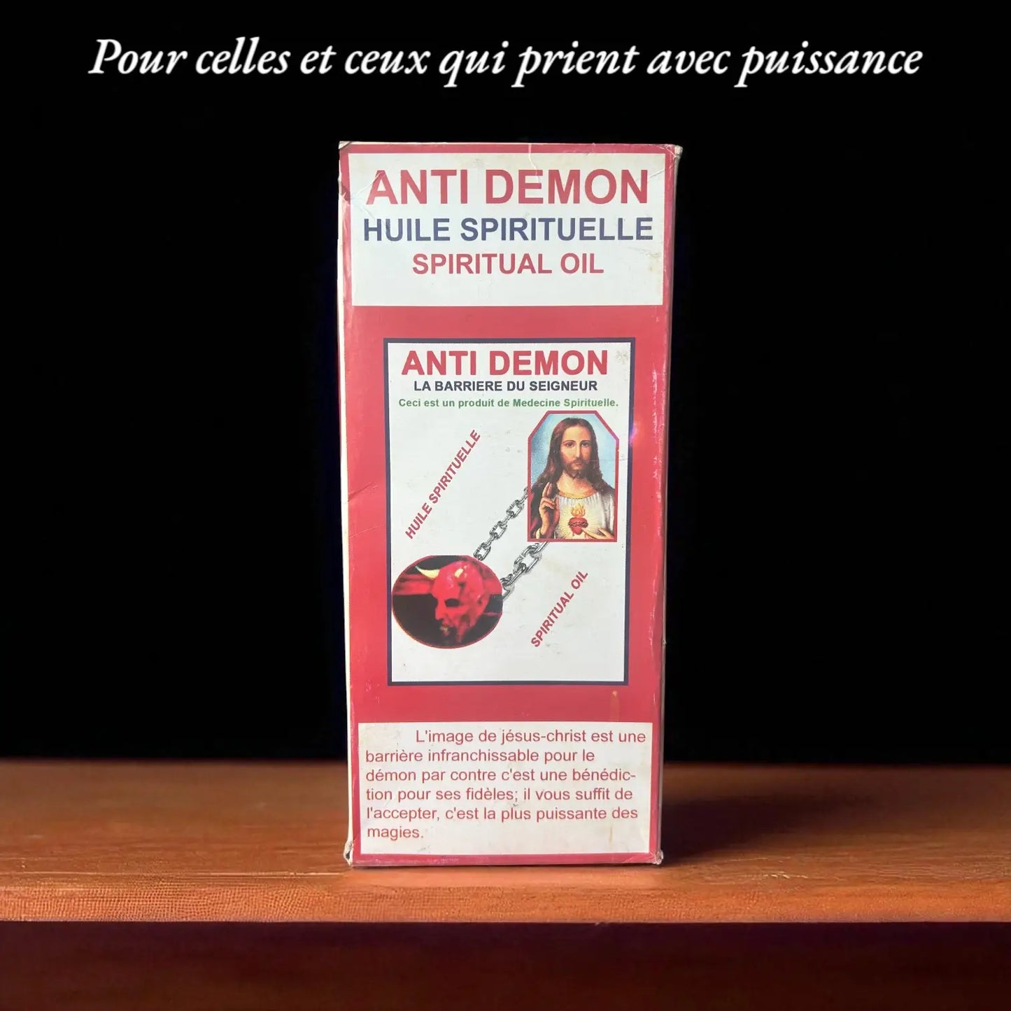Huile Spirituelle Anti-Démon - "La barrière du Seigneur"