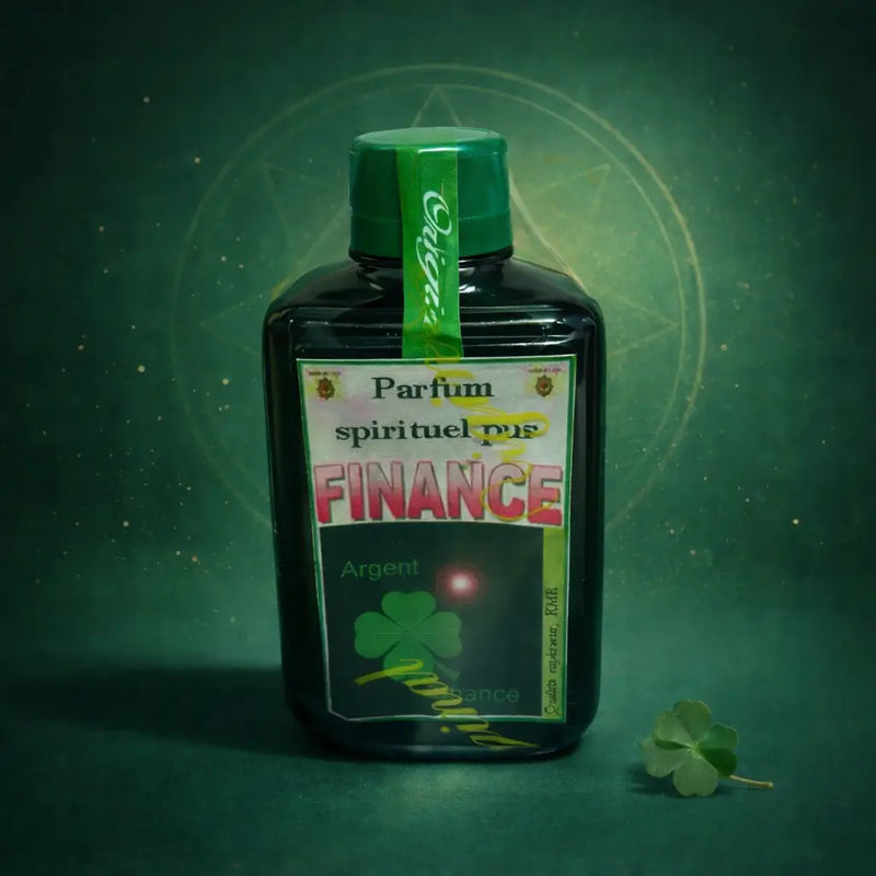 Bouteille de parfum spirituel Finance