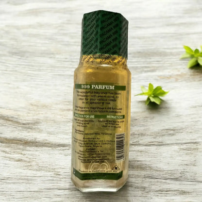 Étiquette de la Bouteille de parfum 999
