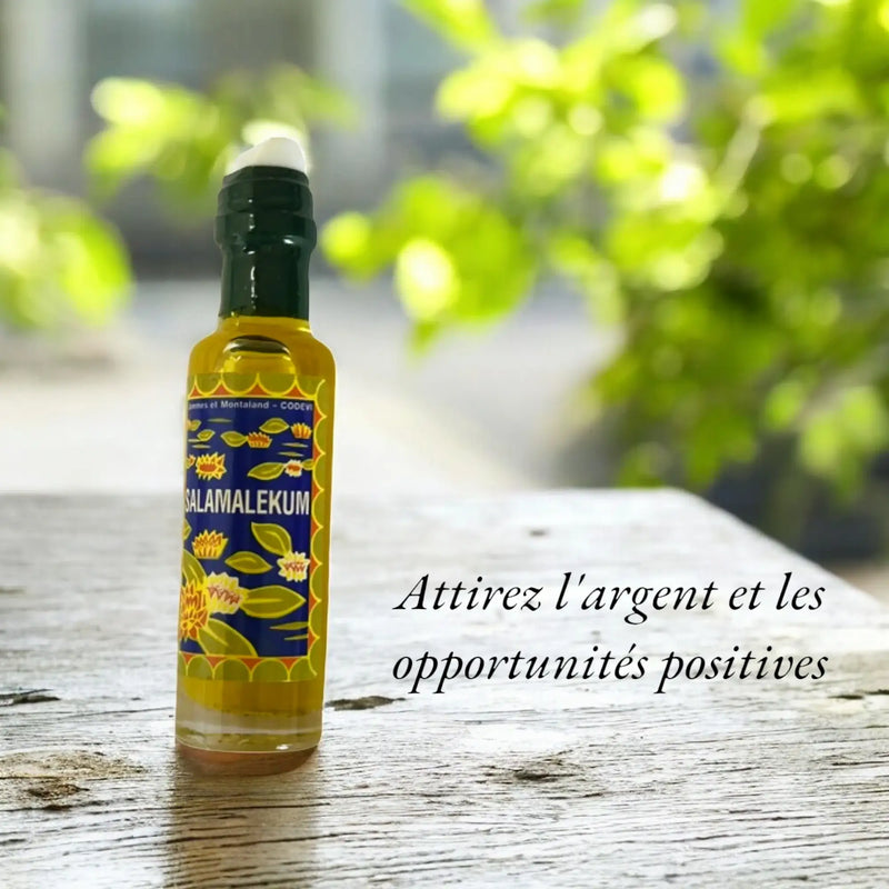 Attirez l'argent et les opportunités positives avec le parfum Salamalekum