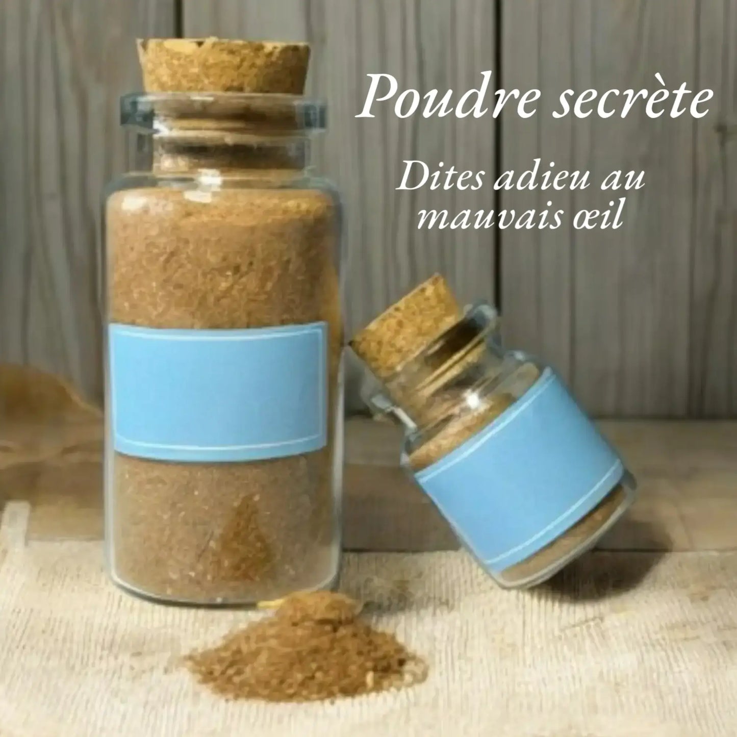 Dites adieu au mauvais œil grâce à la poudre secrète incluse dans le coffret d'attirance