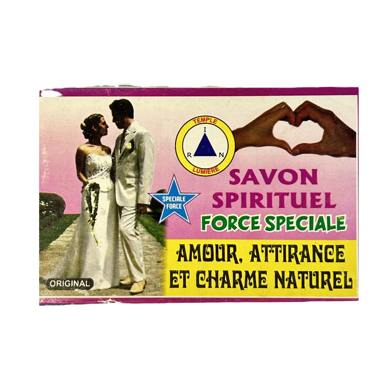 Boite du savon amour, attirance et charme naturel