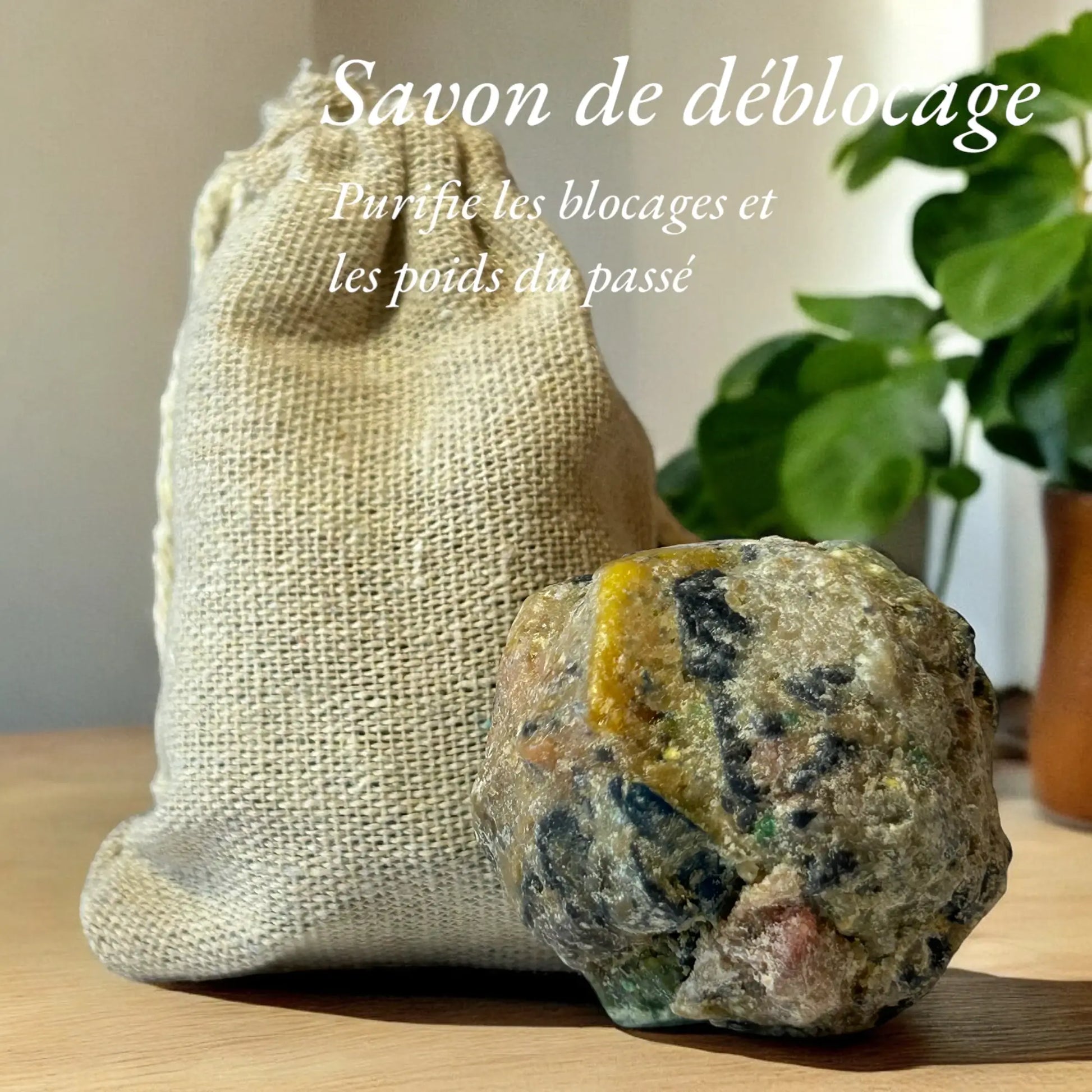 Boule de savon de déblocage pour purifier les blocages et les poids du passé