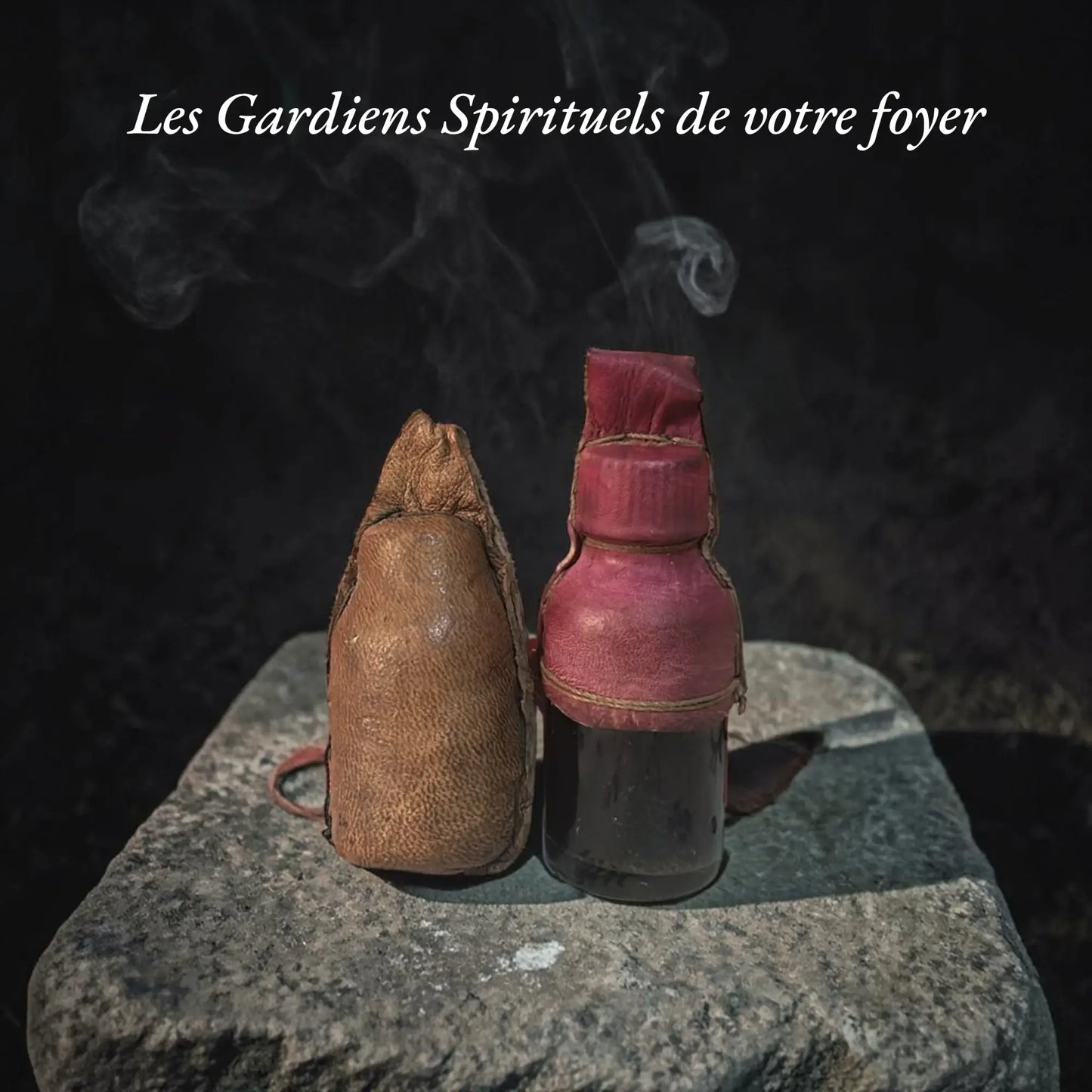 Amulette liquide de Protection Maison et Abondance 100 % cuir (1 pièce)