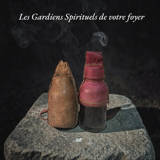 Amulette liquide de Protection Maison et Abondance 100 % cuir (1 pièce)