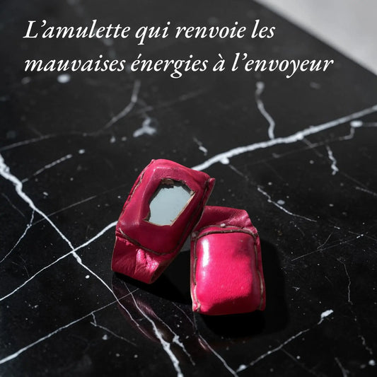 Amulette de Protection & retour à l'envoyeur – 100 % cuir (1 pièce)