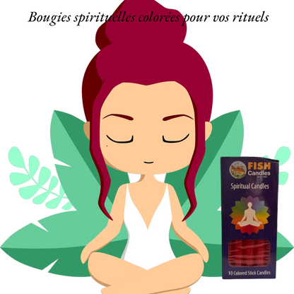 Bougies Spirituelles Couleur - FISH Candles