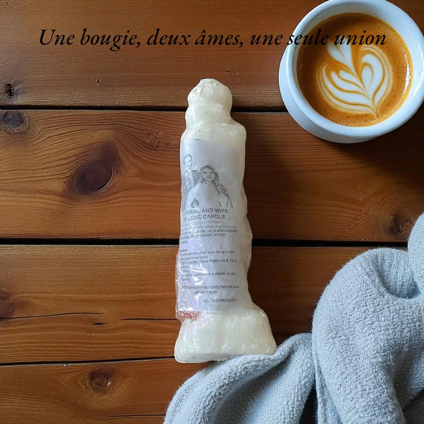 Bougie Spirituelle Couple / Husband and Wife Love Candle