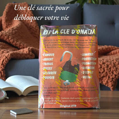 Boite de la kit la clé d'Onalia pour débloquer