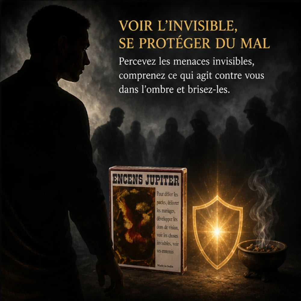 Encens Jupiter bouclier contre les menaces invisibles