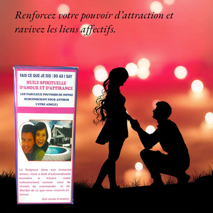 Huile Spirituelle d'Amour et d'Attirance Fais ce que je dis/ Do as I say