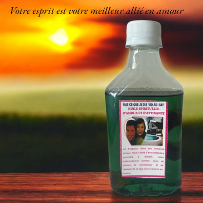 Huile Spirituelle d'Amour et d'Attirance Fais ce que je dis/ Do as I say
