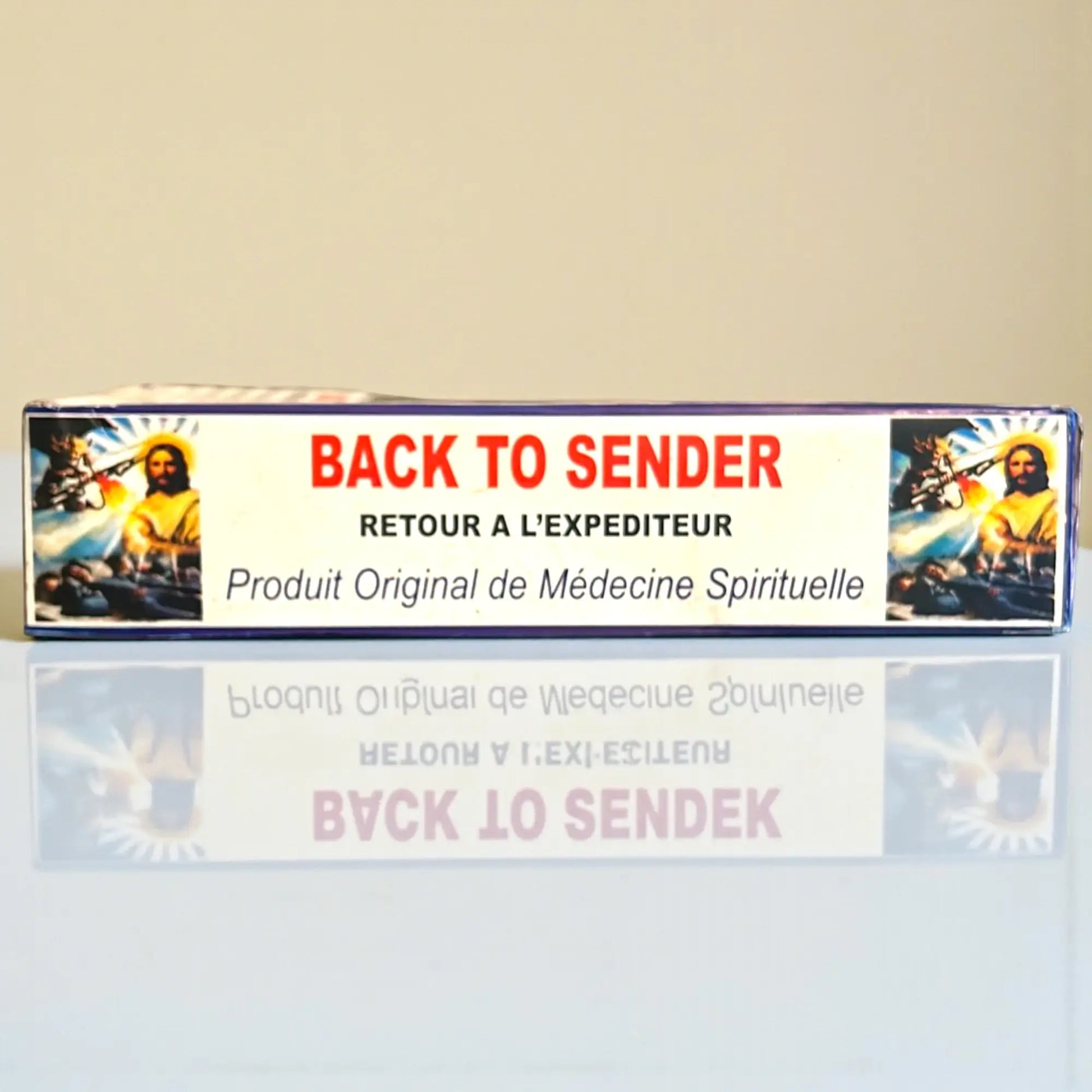 Tranche de la boit d'huile back to sender