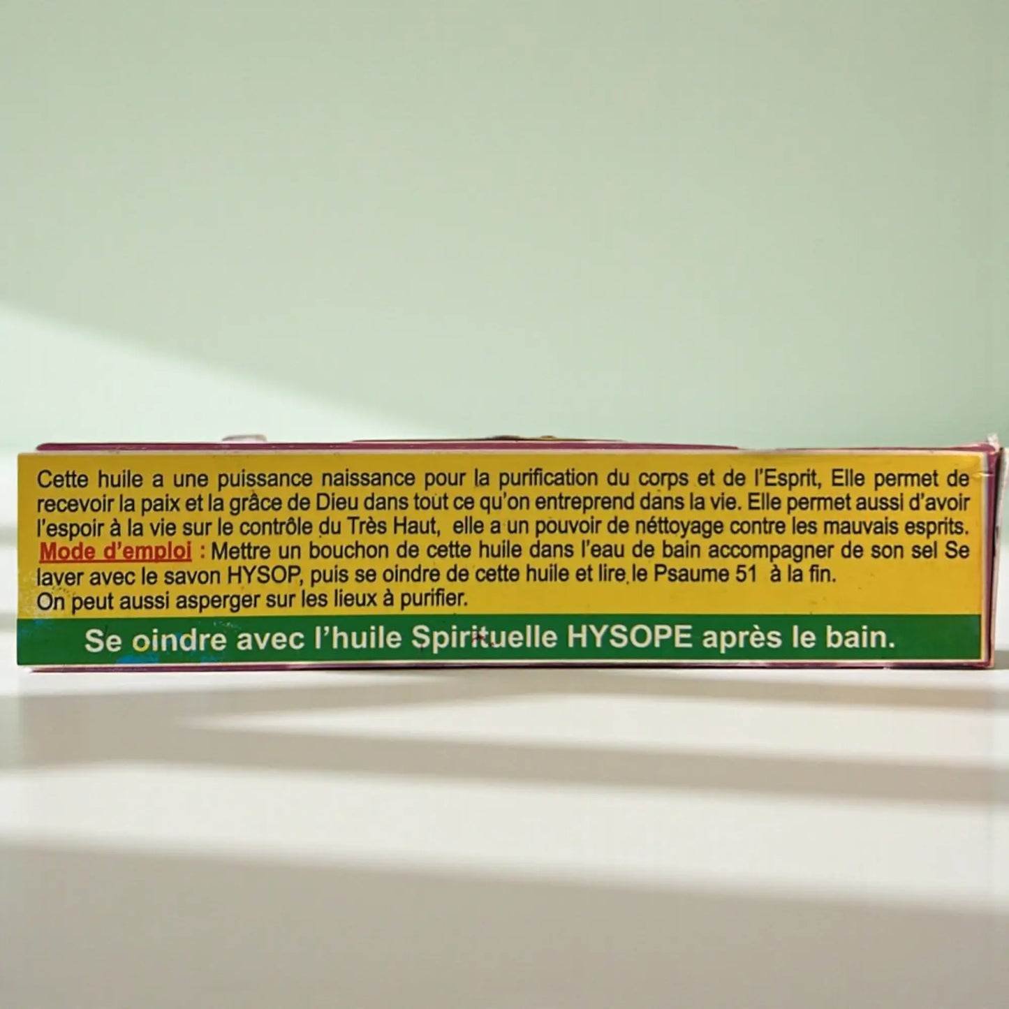 Huile Spirituelle Hysope