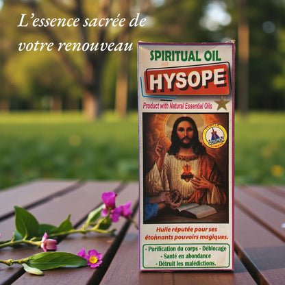 Boite de l'huile spirituelle hysope