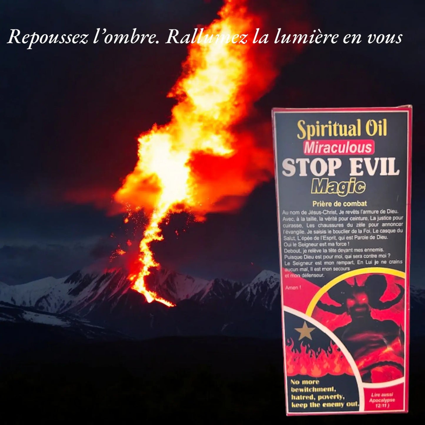 Huile Spirituelle Miraculeuse STOP EVIL Magique