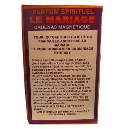 Parfum Spirituel Le Mariage – Cadenas Magnétique