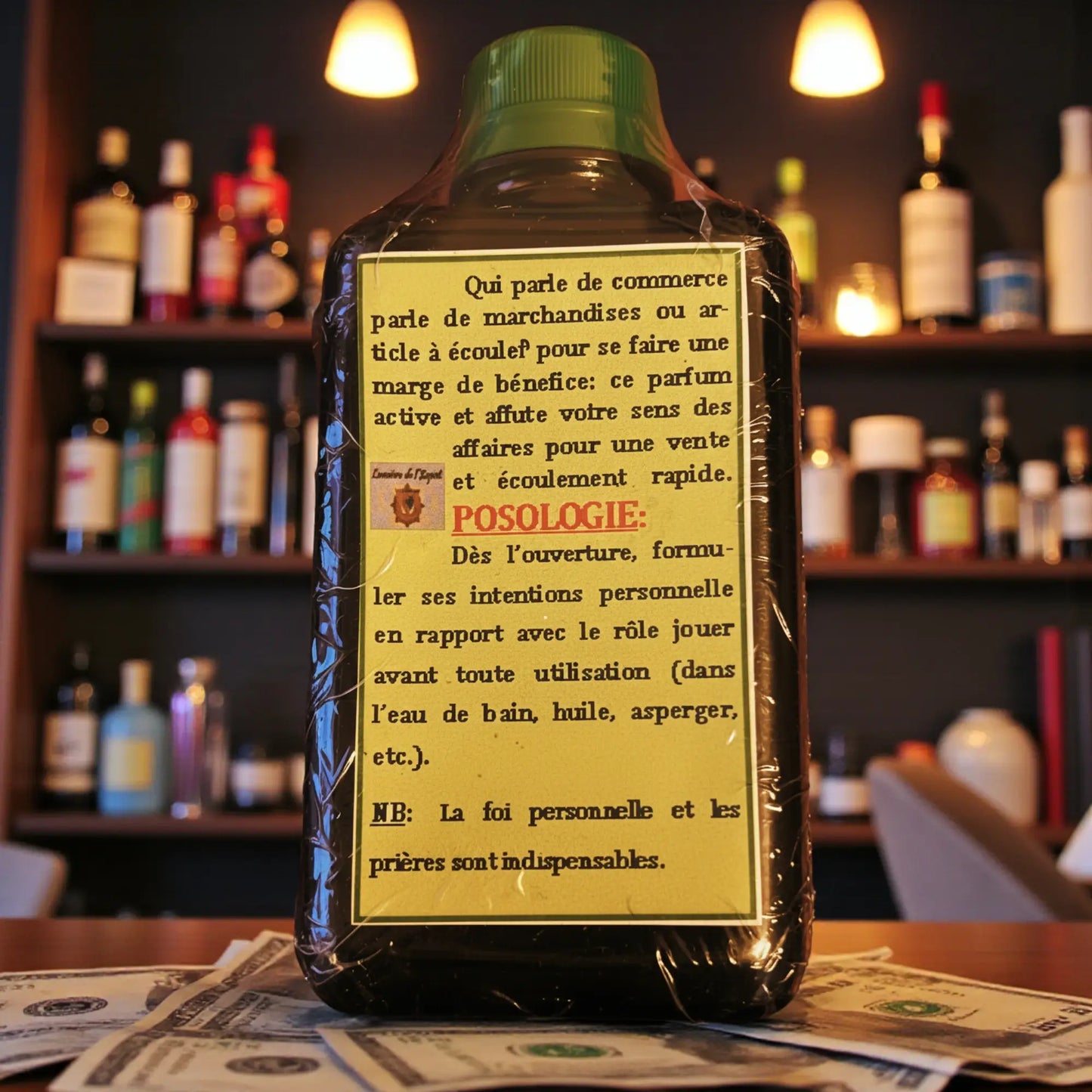 Parfum Spirituel pur Commerce