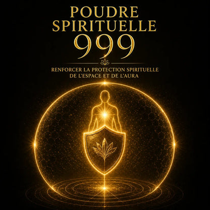 Image qui symbolise la protection spirituelle grace à la poudre 999