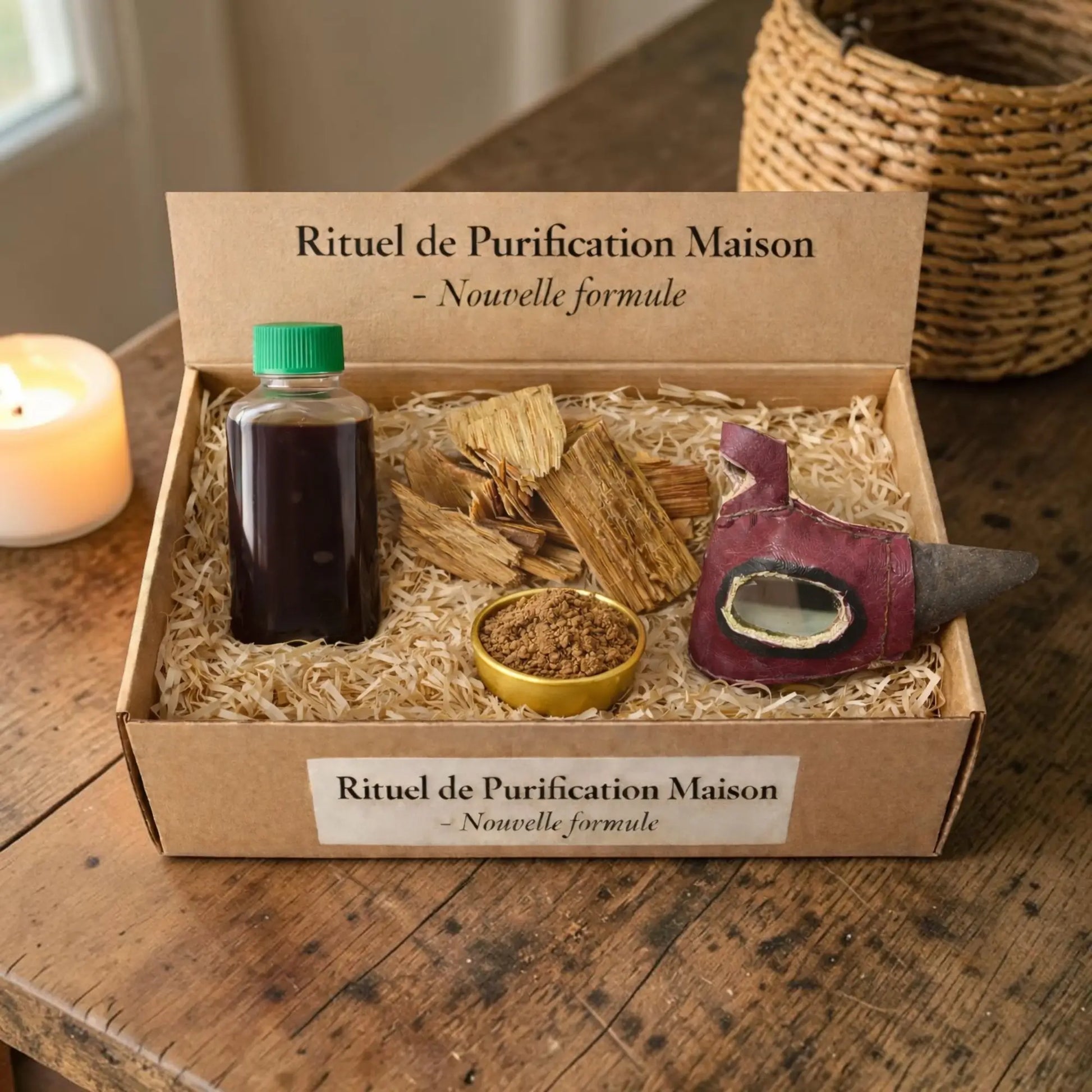 Boite du rituel de purification de la maison