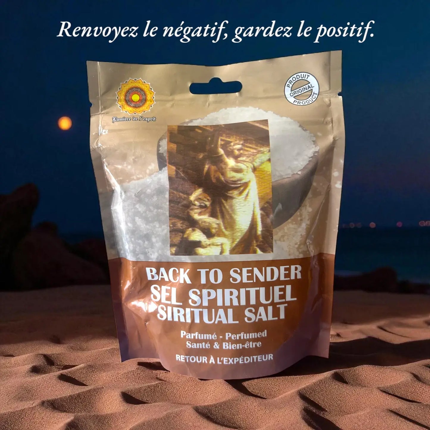 Sel Spirituel "Back to Sender" – Protection et Purification