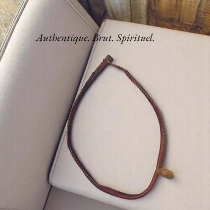 Chaîne de ventre Spirituelle 100% Cuir - Gri-Gri Protection & Ancrage
